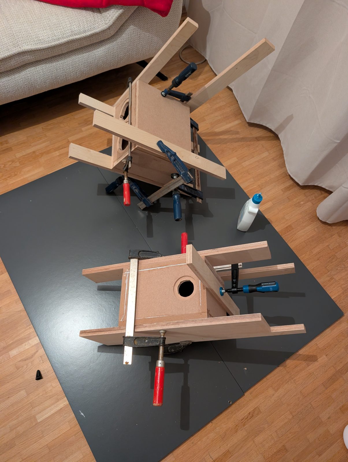 Bookshelf-Bau: Werkstattfoto 15